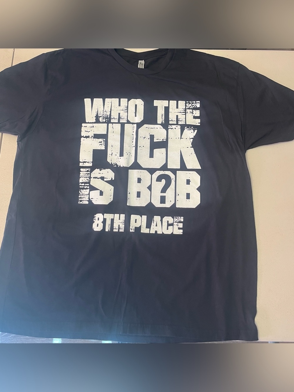 Nick Walker Body Builder “Who the **** is Bob” Black Tee